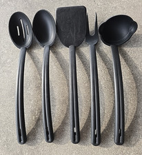 Tupperware Kü-profis Griffbereit Suppenlöffel Schaumlöffel Löffel Gabel Schieber