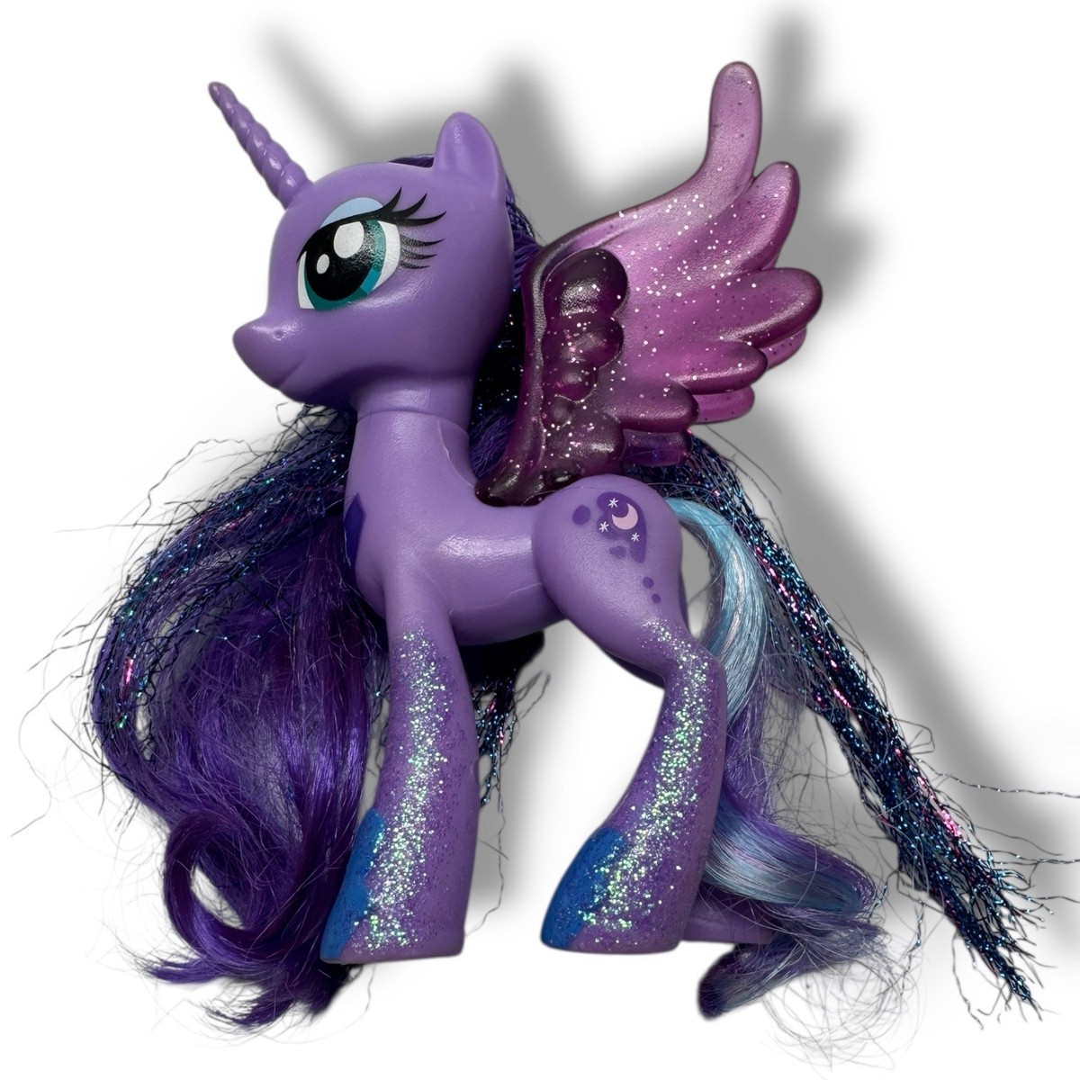 My Little Pony PRINCESS LUNA Tinsel Hair Brushable G4 Glitter