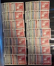 14 Sätze ANK 867 - 876 Wiederaufbau sauber postfrisch