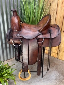 🌵15" Handmade BUFORD Western Ranch Horse Cowboy Saddle ~ SUPER NICE!🌵