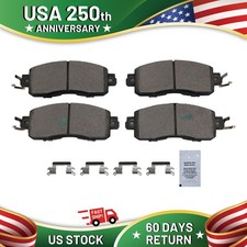 Pair Front Ceramic Disc Brake Pads for 2013-2023 Nissan Altima