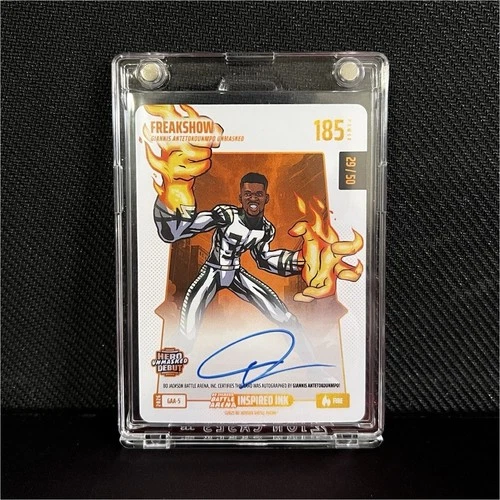 Freakshow (Giannis Antetokounmpo) Bo Jackson Battle Arena — Fire AUTO 29/50