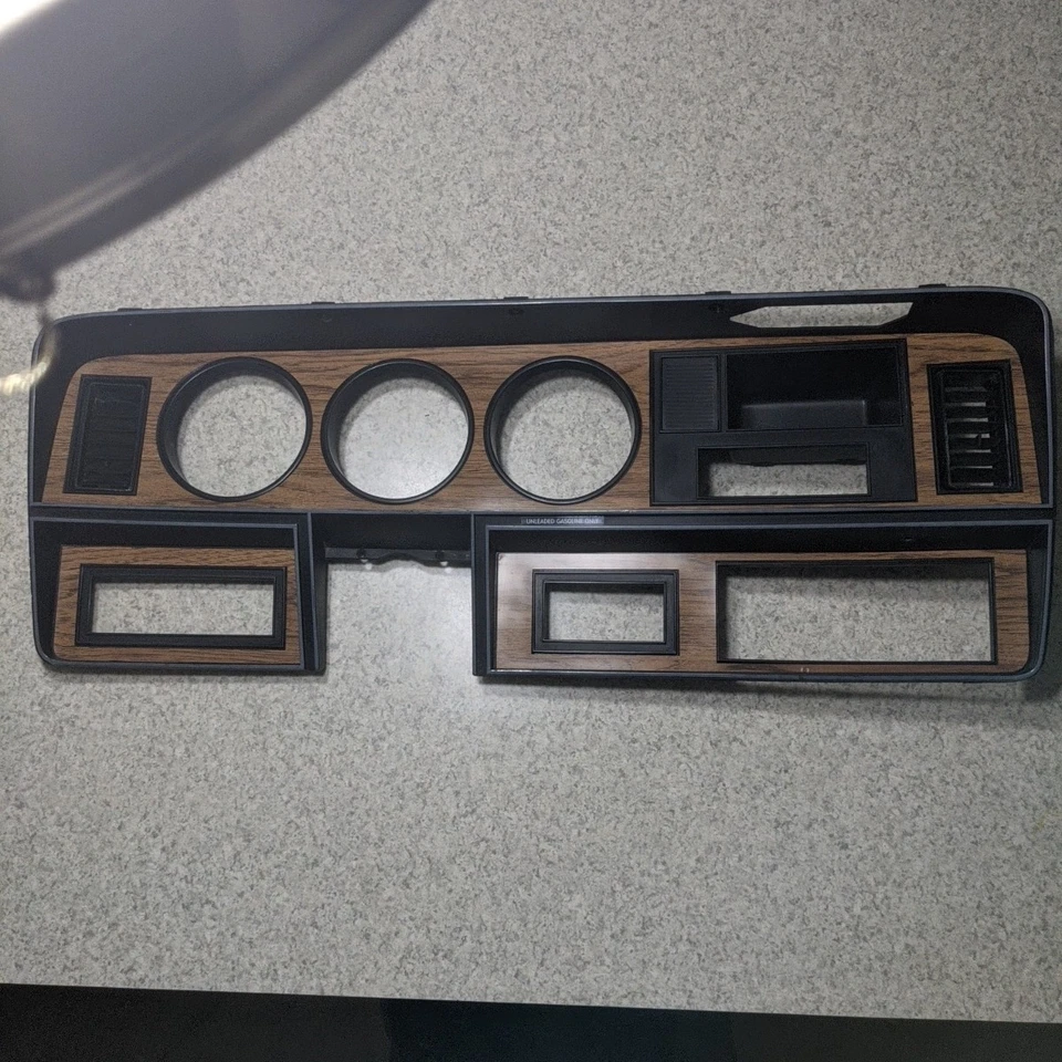 1981-1993 Dodge Ram D150 D250 D350 Ramcharger Instrument Dash Bezel Trim Panel - Image 3 of 4