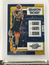 2021-22 Contenders Optic #85 Bojan Bogdanovic - Season Ticket Gold /10 - 19287