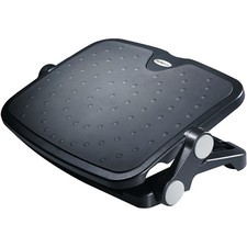 StarTech Adjustable Under Desk Foot Rest, Ergonomic Footrest, Large 18x14in,