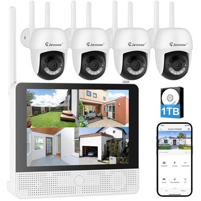 Wireless Security CCTV Camera System Audio Outdoor WiFi 5MP