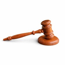 Wooden Judge Gavel Hammer Law Court Gift Decor