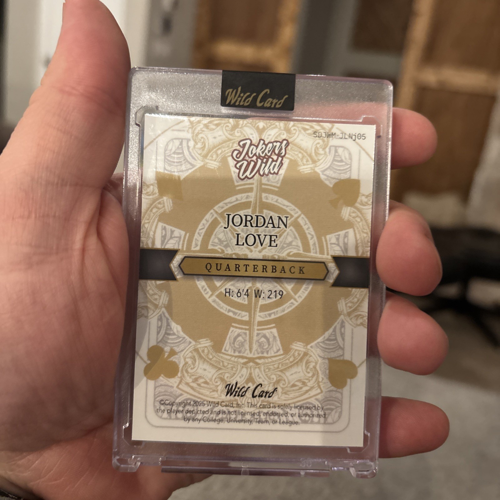 Jordan Love 1/1 Rare Refractor Jokers Wild Green Bay Packers!! thumbnail 3