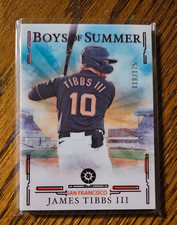 James Tibbs III -2025 Boys of Summer Red Foil #/175 No.95 -San Francisco Giants