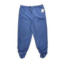Free People Light Parachute Pants Womens XS Blue Baggy Jogger Cotton 90s Slouch