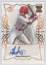 2021 Leaf Trinity Simon Muzziotti #BA-SM2 Auto 0i7t