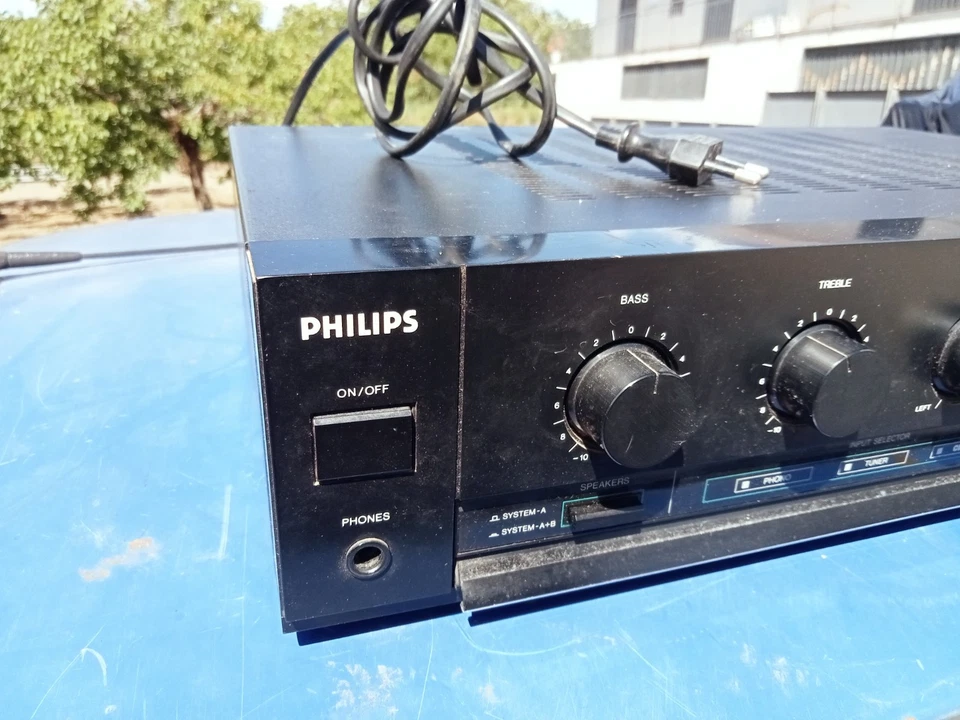 Philips FA- 561 Amplificatore stereo vintage Anni 80 Funzionante Testato - Immagine 4 di 4