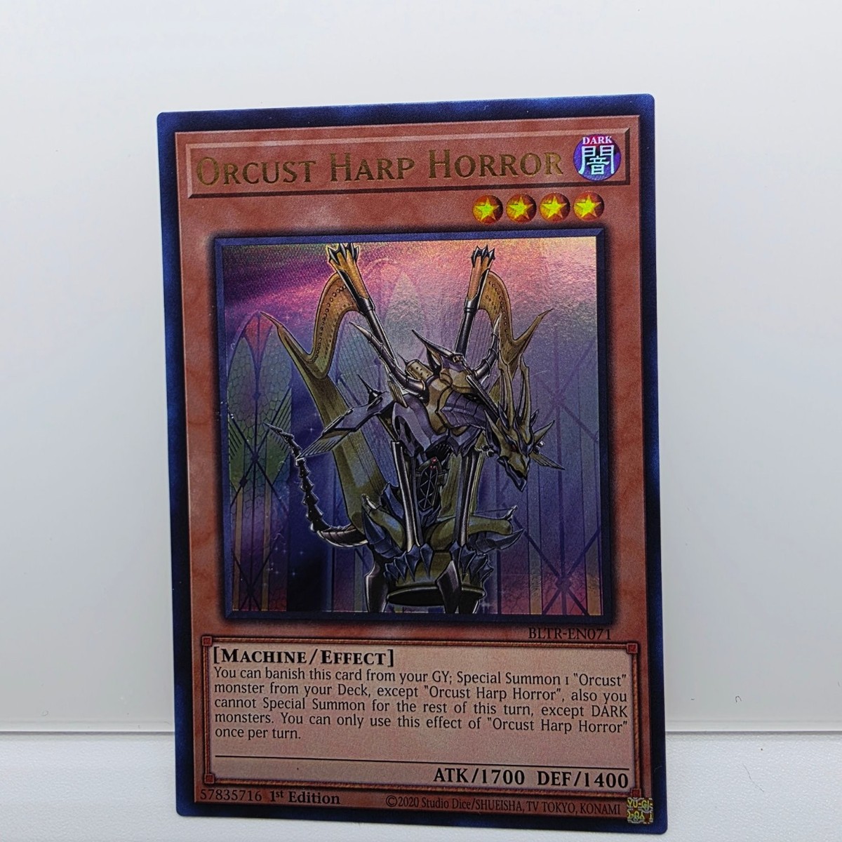 Yu-Gi-Oh Orcust Harp Horror 2020 BLTR-EN071 Konami 1st Edition | eBay