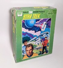 Star Trek 1978 boite ART pour cadrage/projets, puzzle Whitman manque 1 pièce