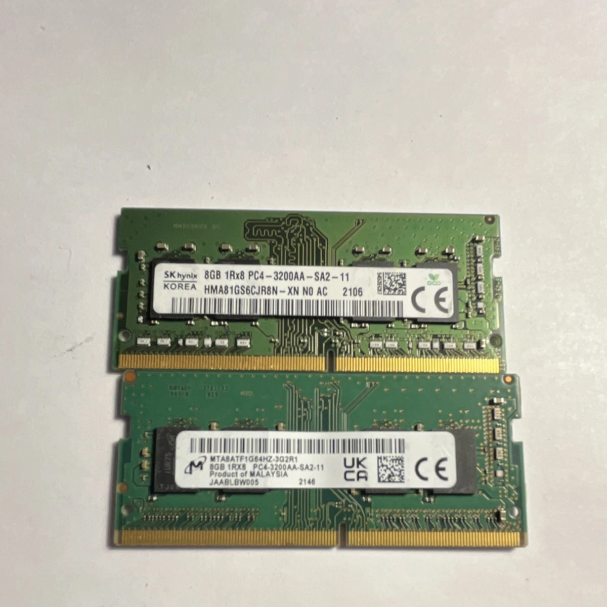 Micron SO-DIMM 8 GB DDR4 SDRAM Memory (RAM) 2 Modules for sale | eBay