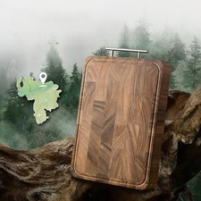 Tagliere in legno per cucina, tagliere, ceppo da macellaio bifacciale per frutta