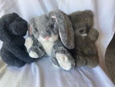 Vintage Lot Russ Berrie Stuffed Animals, Bennington Bear, Bouncy, Bosworth