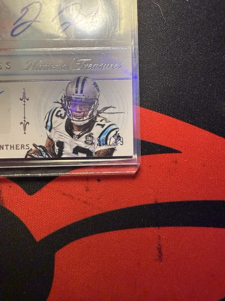 National Treasures Dual Autograph Panthers Kelvin Benjamin Funchess 30/49  2015 - Image 3 of 4