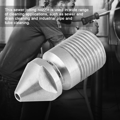 #ad #ad Stainless Steel SS304 Drain Cleaning Nozzle Pressure Washer Sewer Jetter Nozz... $22.96