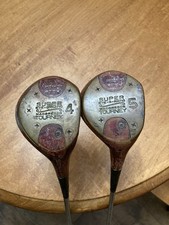 MacGregor Tourney Super Eye-O-Matic R75W Oil Hardened Persimmon 4 5 Woods