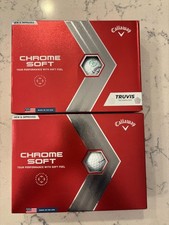 2 DOZEN BRAND NEW CALLAWAY CHROME SOFT GOLF BALLS - WHITE LOGO