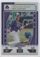 2021 Panini Elite Extra Edition College Tickets Optic Holo Connor Norby 0rd2