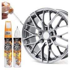 Lackstift Silber für Felgen 2-in-1 Reparaturset Kratzer Auto Rostschutz