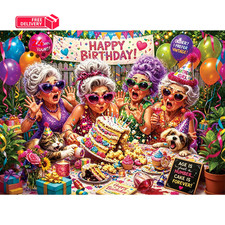 500 Piece Puzzles for Adults, Funny Grandma 20.5 x 15 inches,