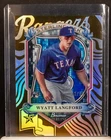 Wyatt Langford 2024 Bowman Sterling ST-15 Sterling Tek Rookie RC /50