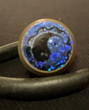 POG Torpedo Slammer, Ying/Yang Brass Reflective Game Piece