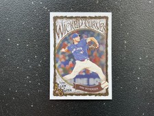 2025 Topps Allen & Ginter Wicked Curves Insert Card: Max Scherzer #WC-15
