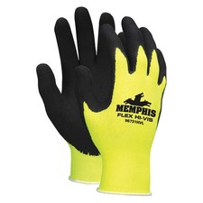 MCR SAFETY 96731HVM PK 12 Coated Gloves,Nylon,M,PR 48GJ58