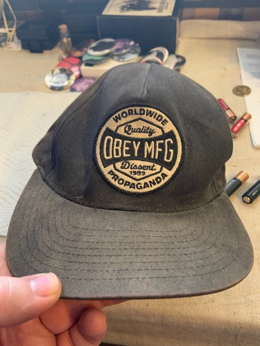 OBEY MFG - Propaganda - Baseball cap Snap Back - Black