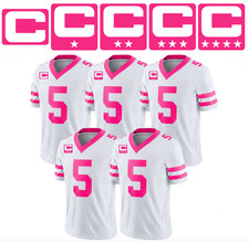 Hot Pink Captain C Direct Thermal Transfer Iron On Football Patch Style