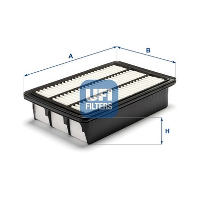 UFI Luftfilter 30.403.00 Filtereinsatz für HYUNDAI CM SANTA FÉ 2 SUV 1 SM CRDi