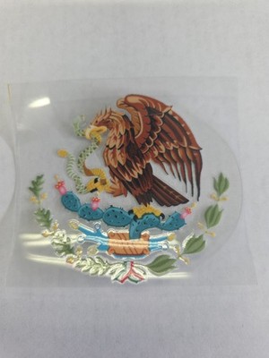 Mexican Coat Of Arms UVDTF Decal  Made In USA Waterproof 3in X 3 In
