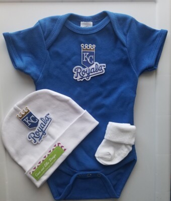 Royals newborn/baby clothes Royals baby gift Kansas City baseball baby outfit