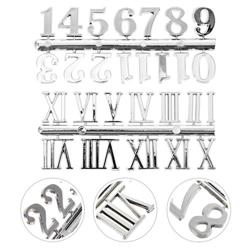 5 Pieces Clock Number Plate Numerals Supplies Replacement Numbers for - Zdjęcie 3 z 12