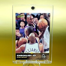 Kobe Bryant ORIGINAL 1996 LAKERS SCOREBOARD ROOKIE CARD - W/CASE (GK3). rookie card picture