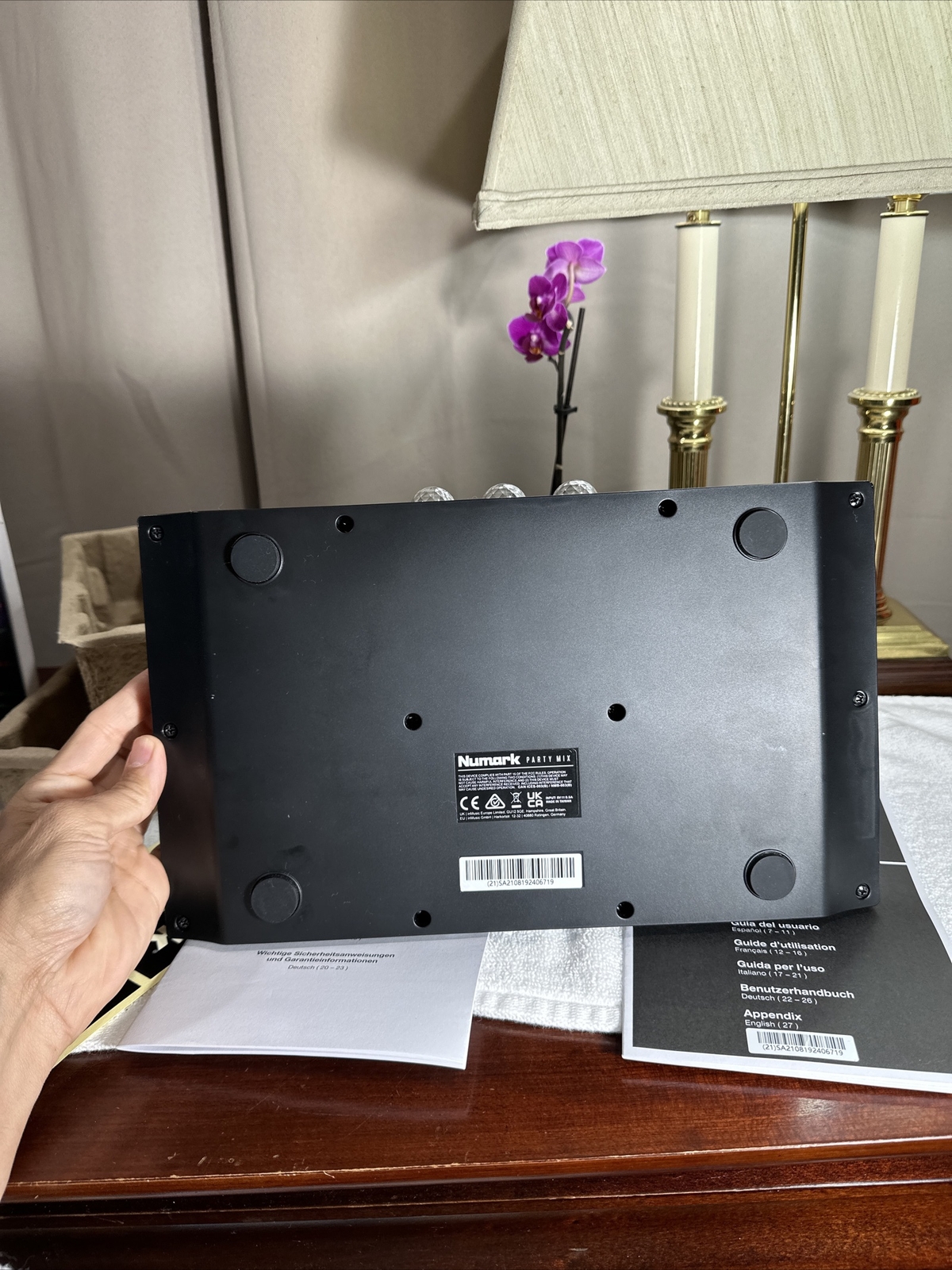 Numark Party Mix II Double Deck Controller with Party Lights NO Power Cord