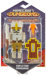 Minecraft Dungeons Skeleton Vanguard Action Figure | eBay