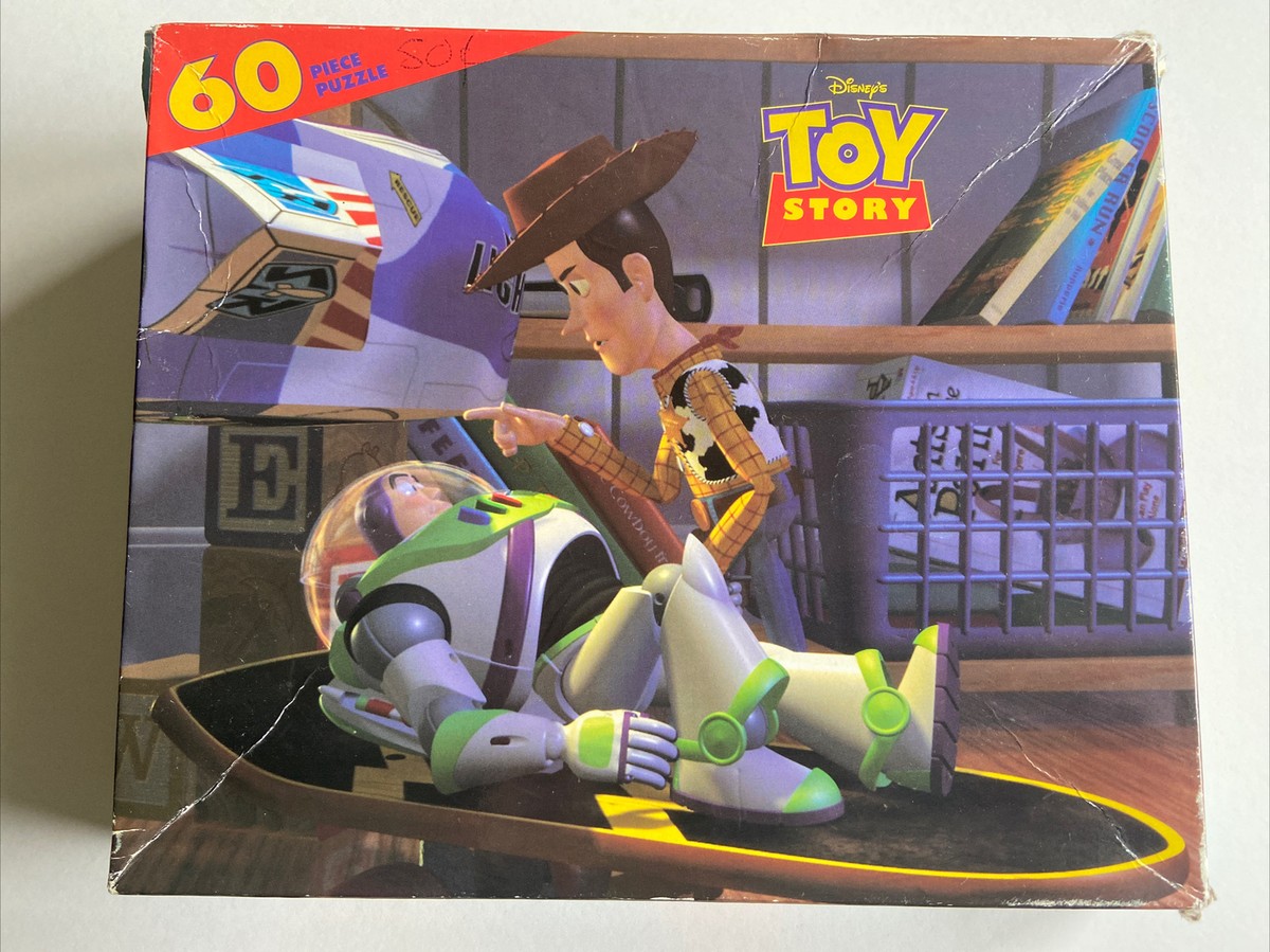SOLD OUT トイ ストーリー パズル 60ピースPuzzle Vintage 1995 Disney's Toy Story 1995 Woody & Buzz Lightyear