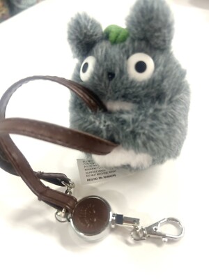 My Neighbor Totoro Retractable Reel Keychain 3.5'' Plush Charm,  New