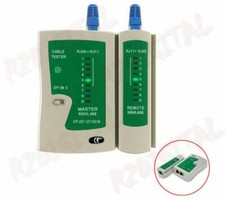 RJ45 RJ11 LAN NETWORK TESTER PIN CONTROL ETHERNET PHONE CABLE LED TEST CABLES