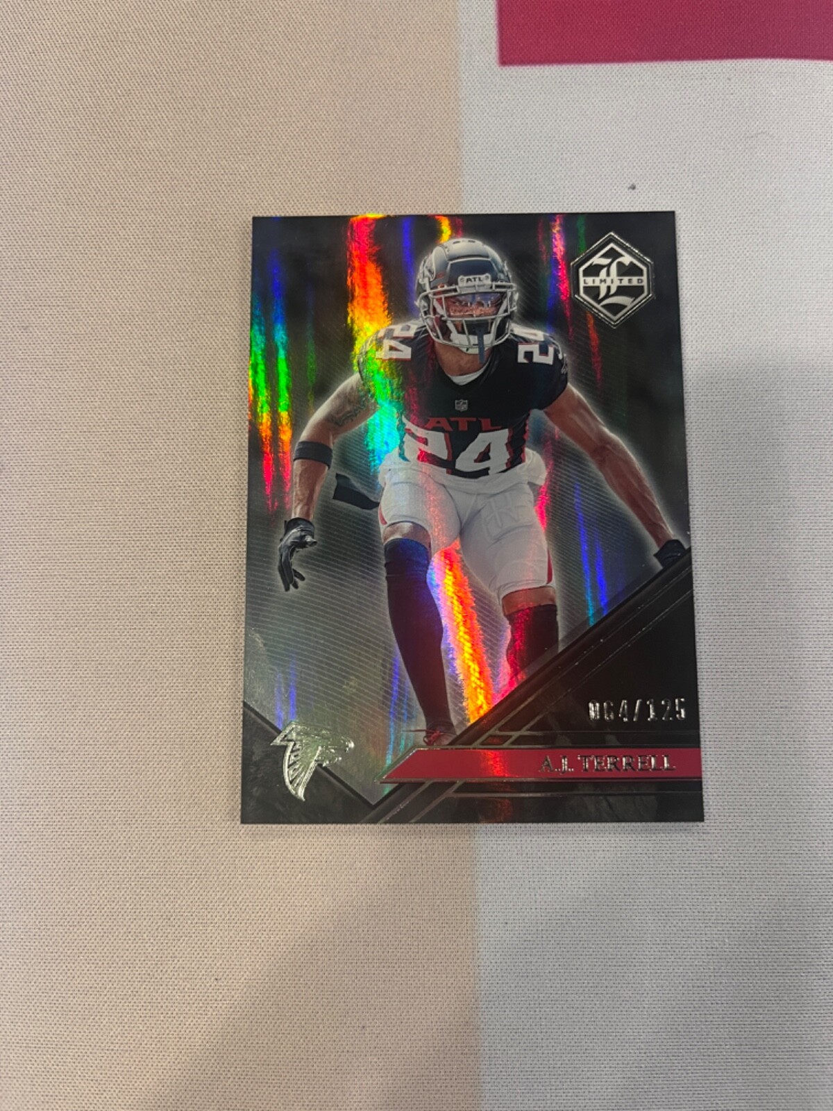 2022 Panini Limited #8 A.J. Terrell Atlanta Falcons /125 (J)