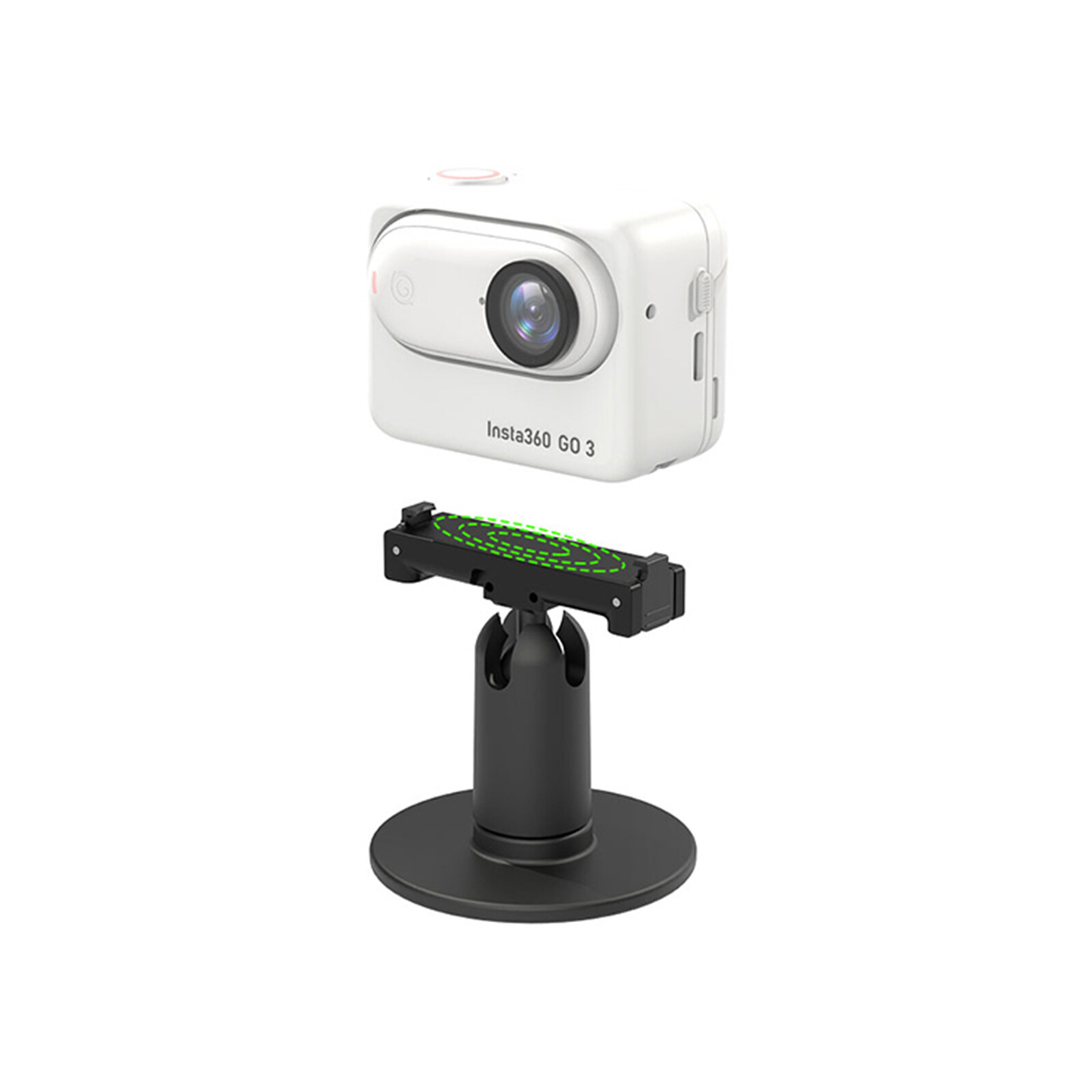 Magnetic Mount Stand Holder Adjustable Steering Bracket for Insta360 GO 3 Camera