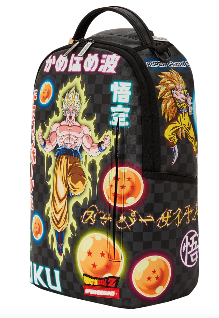 SPRAYGROUND x DRAGON BALL Z NEON TRIP GOKU BACKPACK (DLXV) LIMITED