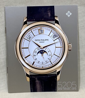 PATEK PHILIPPE 2013 Booklet 5205 Complication Annual Calendar Moon Phase OEM /