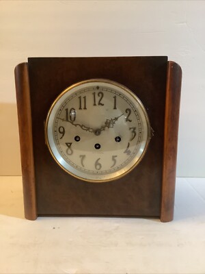 ANTIQUE SETH THOMAS ART DECO WESTMINSTER CHIME MANTEL CLOCK/113E  WORKS