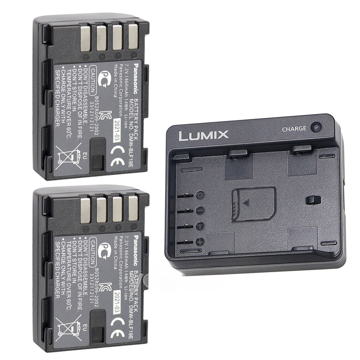 DMW-BLF19 Battery DMW-BCT13G USB Charger For Panasonic Lumix DMC